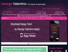 Tablet Screenshot of georgevalentino.co.uk